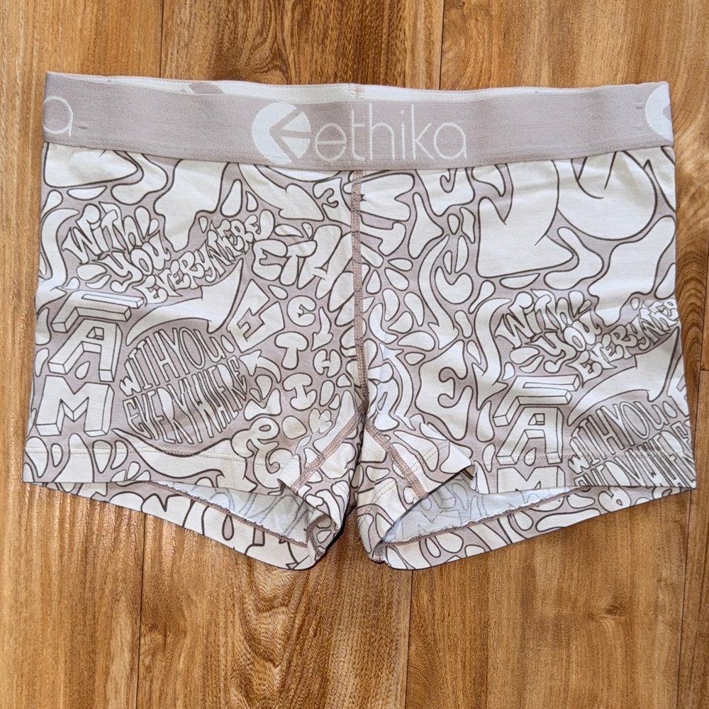 Ethika Jammin Beige Boyshort